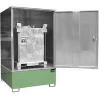 Bauer Südlohn Gefahrstoff-Schrank GS-4, lackiert, Resedagrün