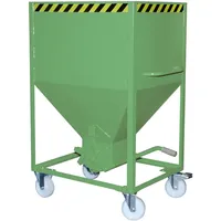 Bauer Südlohn Silobehälter SR 600, lackiert, Resedagrün