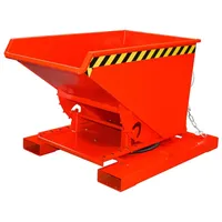 Bauer Südlohn Spänebehälter S3S 300, lackiert, Feuerrot