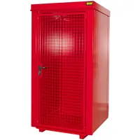 Bauer Südlohn Gasflaschen Container TYP GFC-B, Feuerrot, x Ø