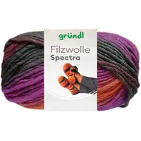 Gründl Filzwolle Spectra 100 g colored fruits multicolor Handarbeit