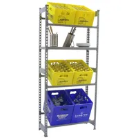 Proregal Getränkekistenregal Big Camel mit Ablagefläche HxBxT 180x80x30cm |