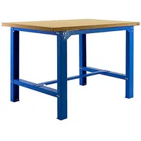 Proregal Werkbank Blau, Metall, 180x87x75 cm, Freizeit, Heimwerken, Werkstatt,