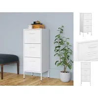 VidaXL Lagerschrank 42,5 x 101,5 x 35 cm weiß