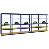 Proregal Mega Deal 5er-Set Schwerlastregale Slim Elephant S HxBxT