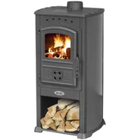 Blist Kaminofen Anthrazit Holzofen 7,2 kW Kamin Zar Ofen