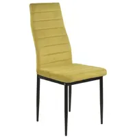 Hti-Living Esszimmerstuhl Memphis Velvet Curry Polyester gelb