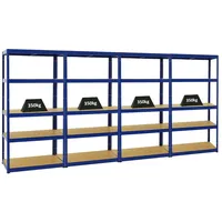 Proregal Mega Deal 4er-Set Schwerlastregale Slim Elephant S HxBxT