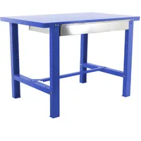 Proregal Werkbank Blau, Metall, 120x83x73 cm, Freizeit, Heimwerken, Werkstatt,