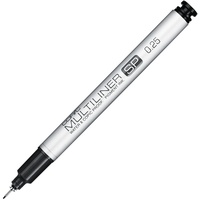Copic Multiliner SP 0,25 mm, Black, Aluminium Fineliner mit