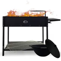 Grillpeter Mangal Set Batyr 80 Schaschlikgrill 80cm mit Grillrost