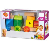 Eichhorn Lok mit Sound, Anhänger mit Bausteinen (100003453)