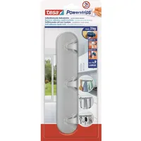 Tesa Powerstrips Hakenleiste Chrom Inhalt: 1 St.