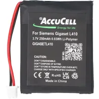 AccuCell Akku passend für Siemens Gigaset L410 Akku S30852-D2240-X1