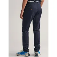 GANT Twill Slim Fit Chinohose Marine 31 32