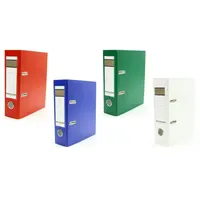 Livepac Office Aktenordner DIN A5 75 mm Blau/Grün/Rot/Weiß 4