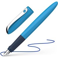 Schneider Füller (für Rechts- und Linkshänder, mit Anfängerfeder) blau