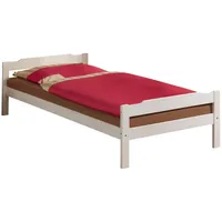 Idimex Einzelbett weiß Holz, Vintage, 90x200 cm, FSC Mix,