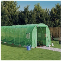 VidaXL Gewächshaus mit Stahlrahmen 20 m2 10x2x2 m