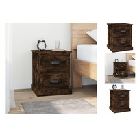VidaXL Nachtschrank Räuchereiche 39 x 39 x 47,5 cm
