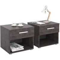 CARO-Möbel Nachtschrank Mary 41,2 x 28 x 18,7 cm
