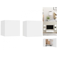 VidaXL Nachtschrank 30,5 x 30 x 30 cm Weiß