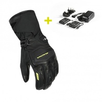 Macna Azra RTX beheizbare Motorrad Handschuhe Kit, schwarz, Größe