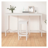 VidaXL Bartisch Weiß 180x80x110 cm Massivholz Kiefer