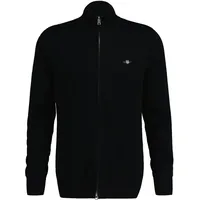 GANT für Herren. 8030164 Zip-Strickjacke Casual schwarz (M), Lässig,