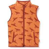 Playshoes Fleece Weste Unisex Kinder Outdoor-Oberteil, Dinos, 86