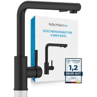 Bächlein Küchenarmatur Varvaro – 360 Grad schwenkbar (matt schwarz)