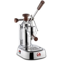 La Pavoni Europiccola Lusso Manici in legno - Silber