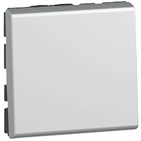 Legrand Kreuzschalter Mosaic Aluminium