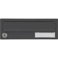 RENZ Ersatztüre für Hausbrieffachanlage 300 x 110 mm, basaltgrau