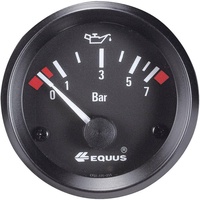 EQUUS 842095 Kfz Einbauinstrument Öldruckanzeige Messbereich 0 - 7