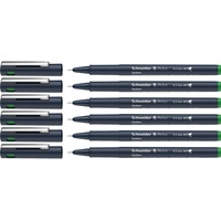 Schneider Pictus Fineliner (Strichstärke 0,2 mm, dokumentenechte Pigmentliner, metallgefasste