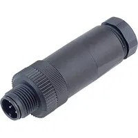 BINDER 99-0429-43-04 Sensor-/Aktor-Steckverbinder, unkonfektioniert M12 Stecker, gerade Polzahl Sensoren: