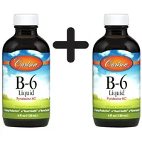 Carlson Labs Vitamin B-6 Liquid, 120 ml Flasche, Beerenlimonade