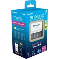 Panasonic eneloop Smartplus Ladegerät, für AA/AAA, NiMH, Akkus, mit