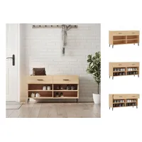 VidaXL Schuhbank Sonoma-Eiche 102x35x55 cm Holzwerkstoff