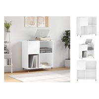VidaXL Plattenschrank Weiß 84,5x38x89 cm Holzwerkstoff
