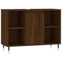 VidaXL Badschrank Braun Eichen-Optik 80x33x60 cm Holzwerkstoff
