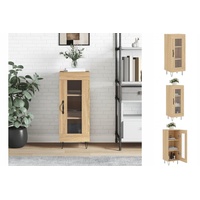 VidaXL Sideboard Sonoma-Eiche 34,5x34x90 cm Holzwerkstoff