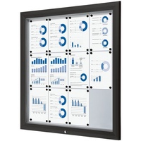 Showdown Displays Showdown® Displays Schaukasten Premium schwarz 12x DIN
