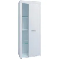 VCM Schrank Vitrine Wohnzimmer Holz Glas Usilo
