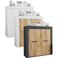 VCM Kommode Sideboard Usilo 2 Drehtüren Maße ca. H.