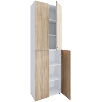 VCM XL Holz Großer Schuhschrank Schuhregal Groß Stiefel Dielenmöbel