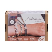 Glorex  Glorex 5100903 - Makramee Bastelset, Armbänder selbst geknüpft,