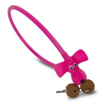 Cube RFR HPS Dog Kabelschloss rosa, Schlüssel (13320)