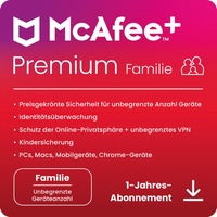 McAfee McAfee+ Premium Family Security - 1 Jahr, ESD,